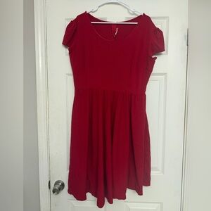 Pinup Couture Red Fit-and-Flare Dress